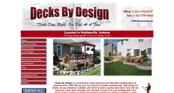 Desktop Screenshot of decksbydesign.com